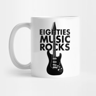 Eighties Music Guitar Mug